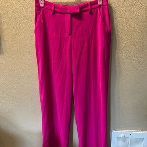 Express Pink High-Rise Wide-Leg Trousers
